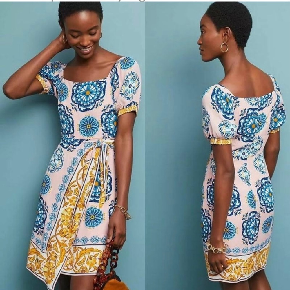 Anthropologie Maeve Resort Wrap Dress